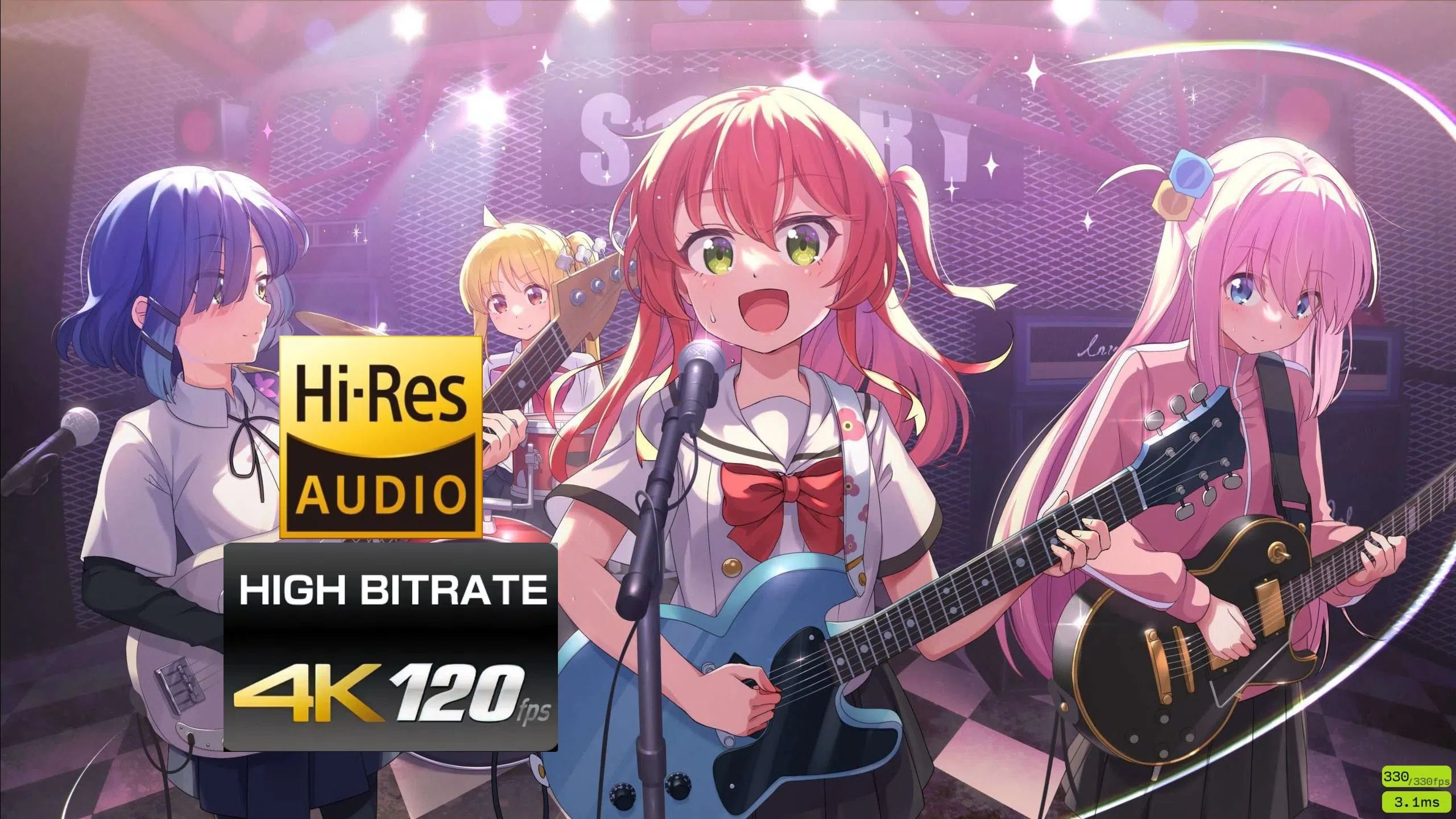 【Hires/4K120】《孤独摇滚》OP「青春コンプレックス」 青春症候群 网易云超清母带