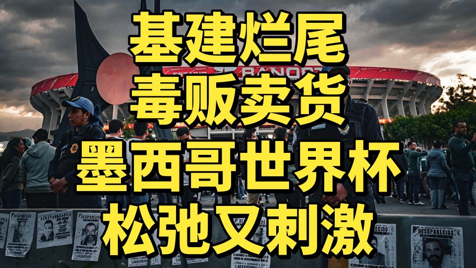 毒枭老巢办比赛，赛前火拼警遇害，基建没好就开赛，墨西哥世界杯超绝松弛感，拉美魔幻历程