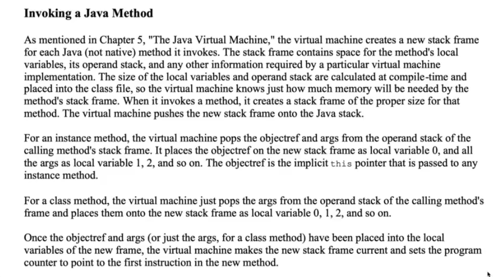 深入 Java 虚拟机100Invoking a Java Method哔哩哔哩bilibili