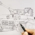 画虎式坦克怎么画，第1集，起形与线稿