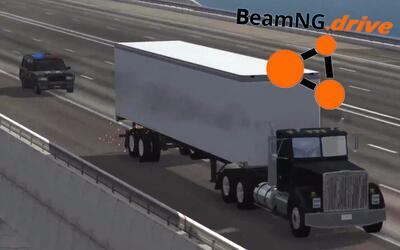 【BeamNG】高速卸车警车追逐