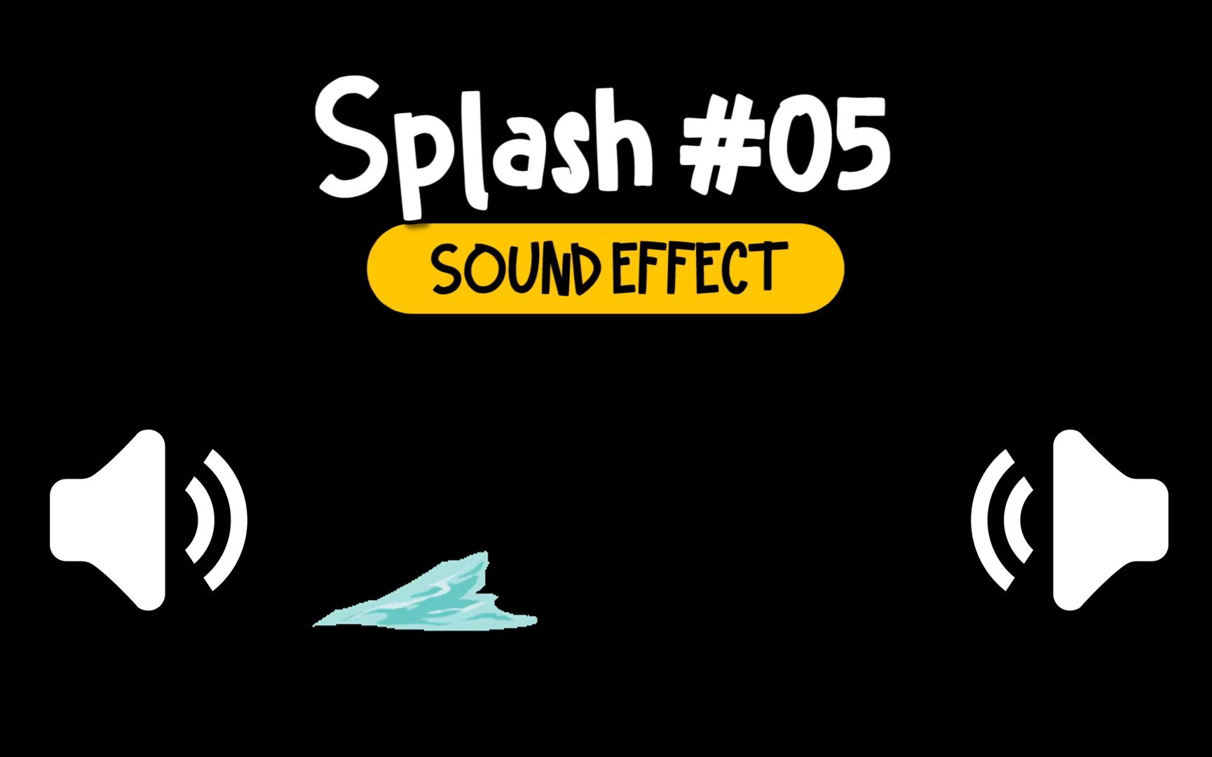 洒水 溅水 #05 音效 (HQ)