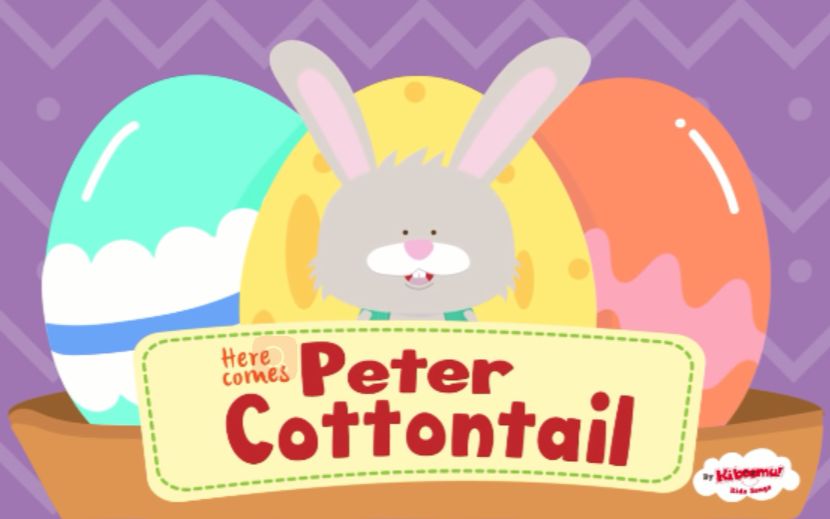 Here Comes Peter Cottontail - Easter Song for Kids - Bunny Song - The