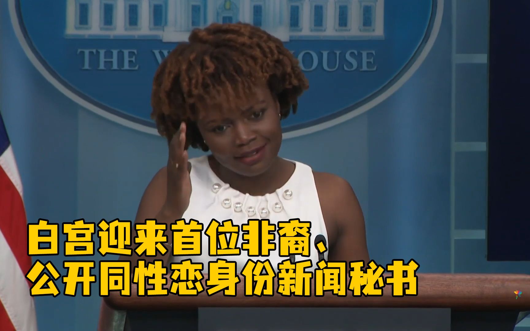 白宫迎来首位非裔、公开同性恋身份新闻发言人