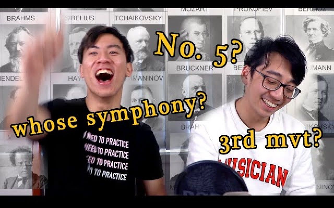 【TwoSetViolin双琴侠】5秒之内猜出是哪首交响曲(｀・ω・´)你猜谁输了呀