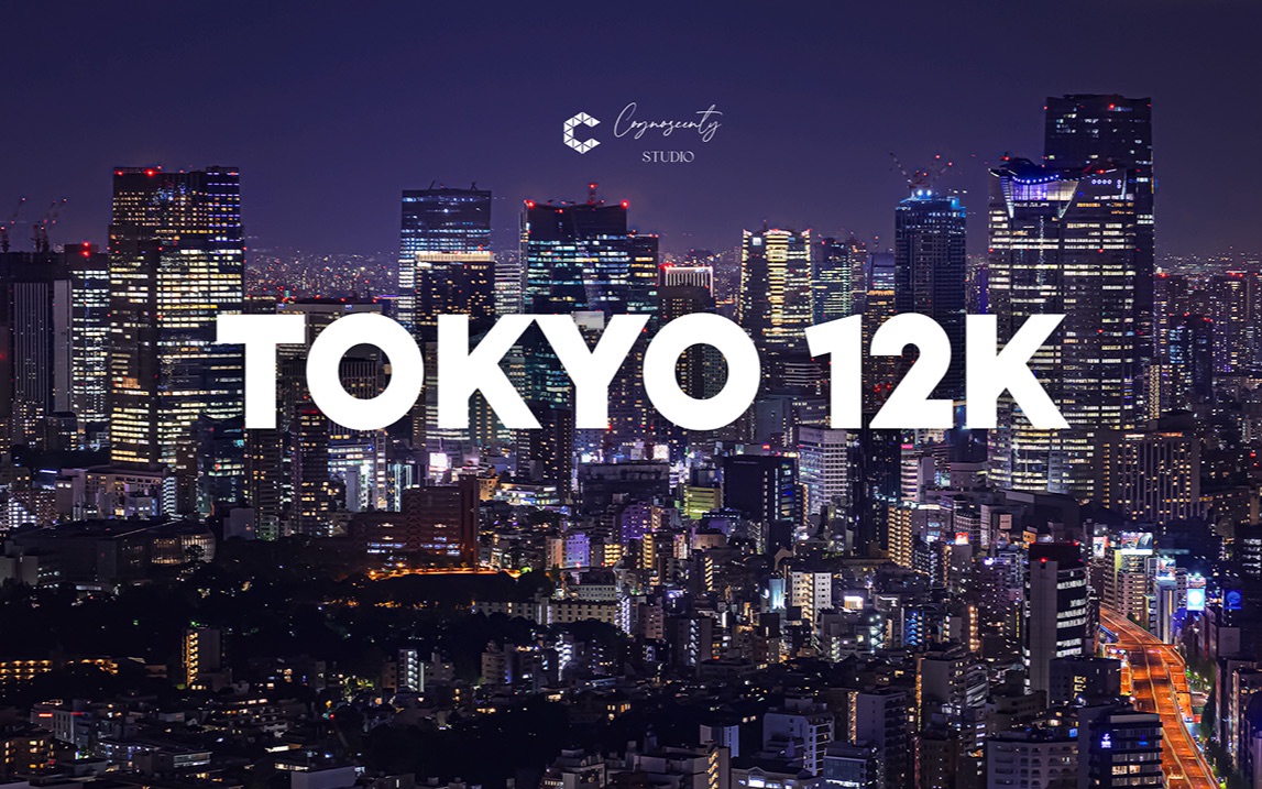 【12K超高清】Tokyo 22:00｜东京延时摄影