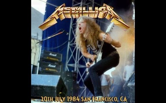 Metallica 1984-7-20 at Mabuhay Gardens, San Francisco, CA, USA