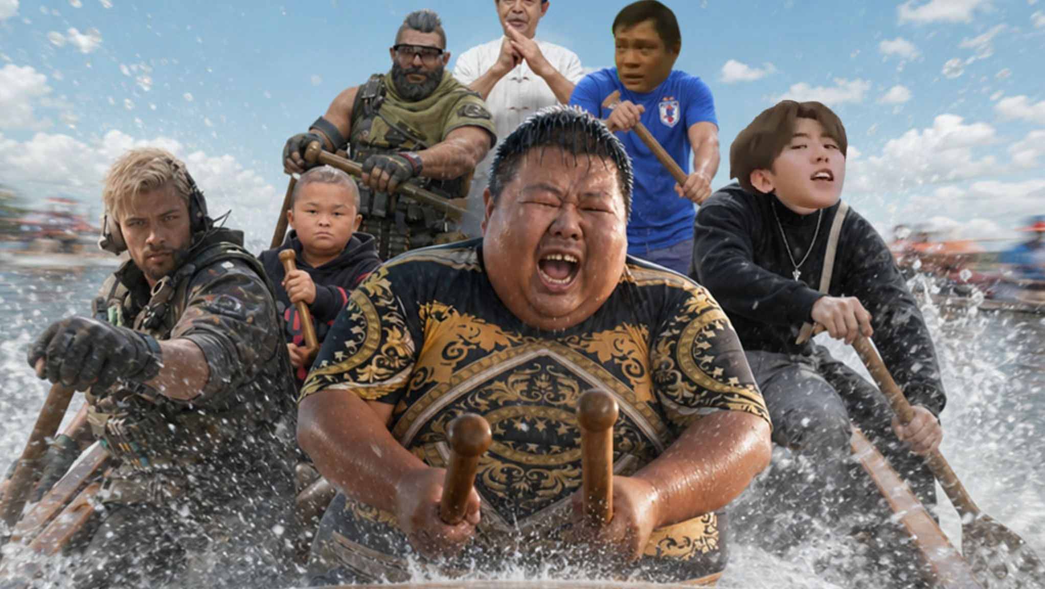 全明星史诗级团战！《端午平安》龙舟战歌燃爆，屈原：这波稳了！
