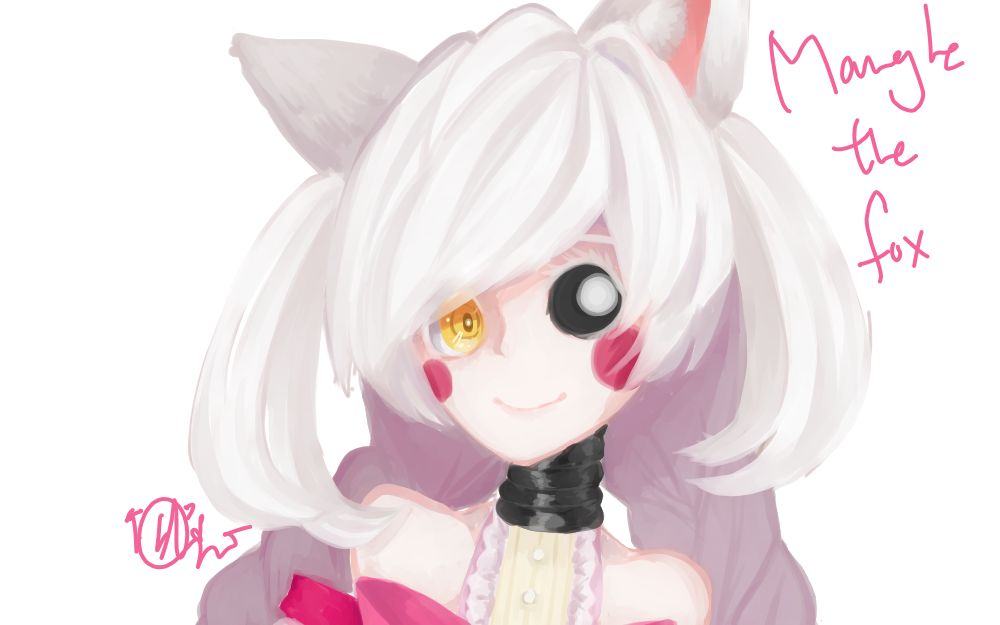 【speed paint】fnaf 2 的 mangle(拟人)