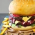 【翻糖系列3】【cupcake Jemma】巨型汉堡翻糖蛋糕制作过程XD
