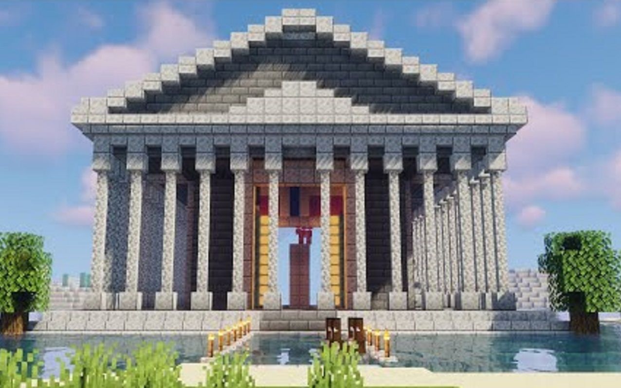 Sven P Minecraft 我的世界如何建造一个水上神殿 搬运 哔哩哔哩 つロ干杯 Bilibili