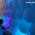唛丁科技互动装置 触摸发光气球 上海某公司员工家庭日氛围营造 互动打卡