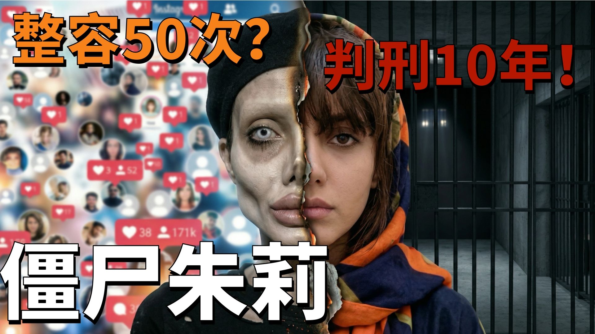 骗过全球媒体的"僵尸朱莉"：整容50次是假的，判刑10年是真的