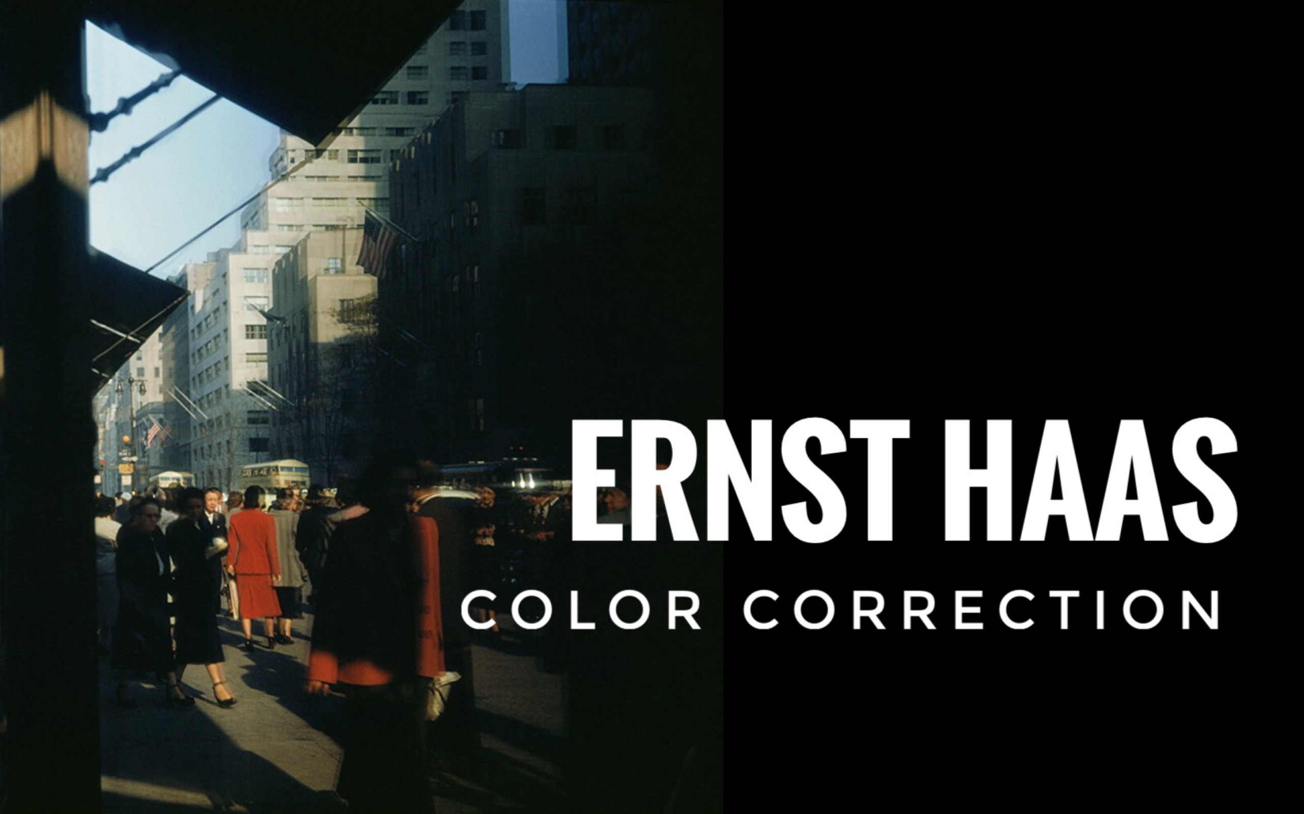 【经典系列｜摄影集】Ernst Haas Color Correction_哔哩哔哩_bilibili