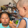 幼年虎哥不张嘴被迷你虎哥掌嘴