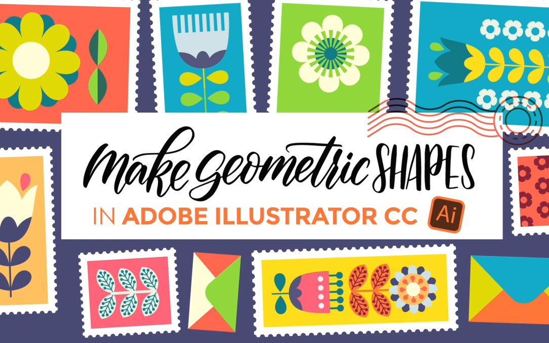 Skillshare Make Geometric Shapes In Adobe Illustrator Cc 哔哩哔哩 つロ干杯 Bilibili