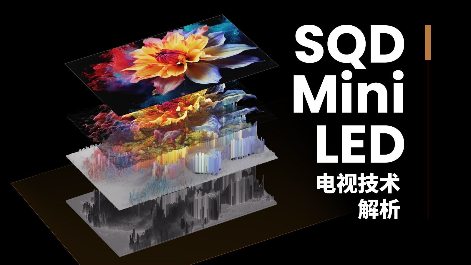 【硬件科普】SQD-Mini LED电视是什么，下一代高色域电视究竟强在哪？