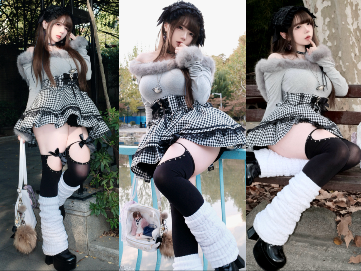 VLOG｜Winter park meets meat leg bjd doll...! ☆ Microfat Wear