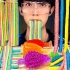 【JaeYeol】吃彩虹绳面条和抖音糖果