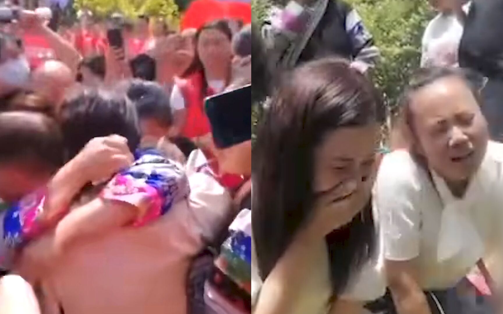 贵州女孩被拐25年终回家 姐姐盛装相迎 二人跪在父母坟前泣不成声