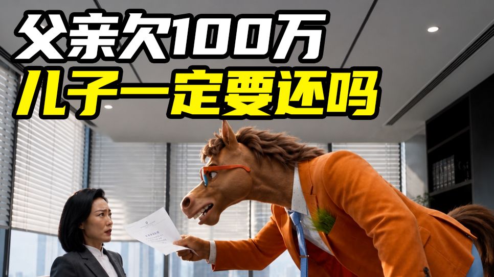 父亲欠100万，儿子一定要还吗？这类事情，可能一辈子遇不到。但遇到了，不知道这几点就会很被动。成年人一定要学会：先确认责任，再承担责任。