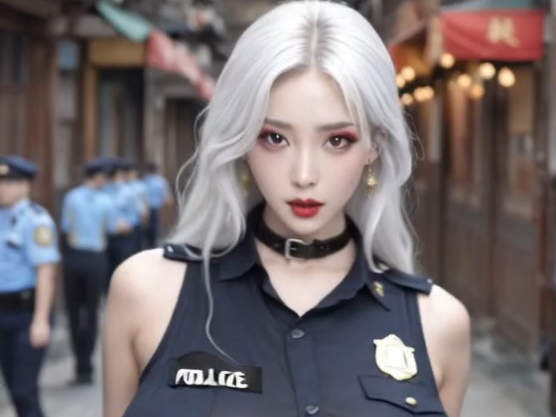 警察姐姐，你竟然……！