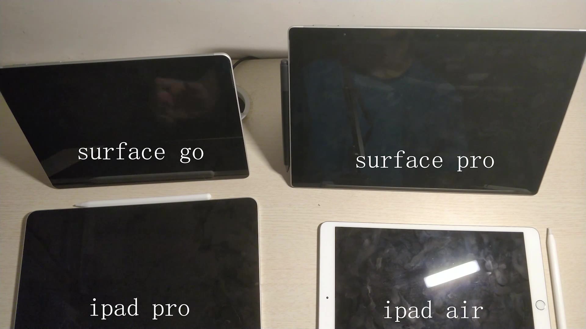 横评 Surface Pro 6 Surface Go Ipad Pro 18 Ipad Air 3 19 实机 带笔 体验杂谈 哔哩哔哩 つロ干杯 Bilibili