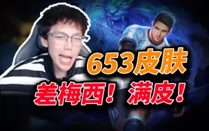 【氪金兽王者荣耀鉴定】653皮肤，差梅西就能到全皮肤？