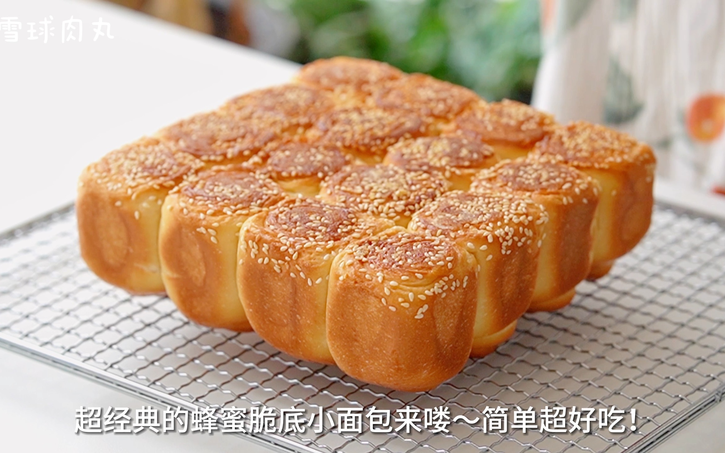 超经典的蜂蜜脆底小面包🍞松软香甜超好吃❗️