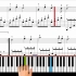虫儿飞 C调 简易版 五线谱 左手 模拟弹奏 钢琴谱 自学视频