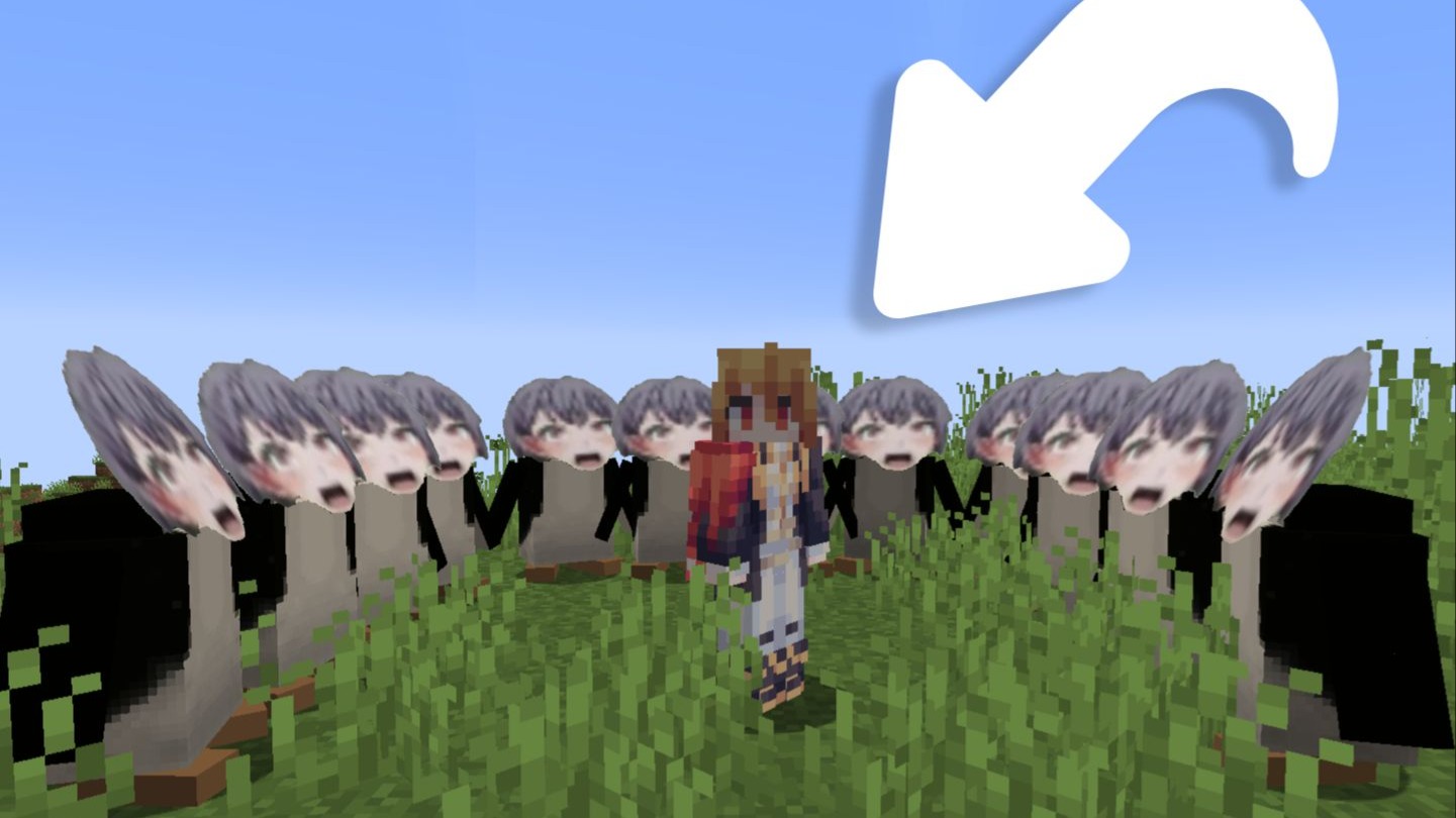 当MC服里加入咕咕嘎嘎(玩家：mc新版本南极更新是吧😡🐧