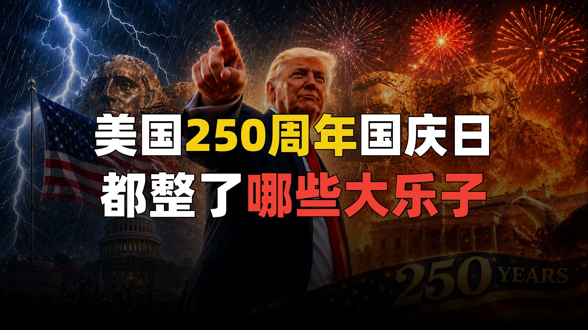 美国250周年国庆日，都整了哪些大乐子？