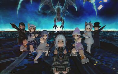 【FF14】凤凰坐骑获得任务过场动画_网络游戏