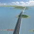 平潭海峡公铁两用大桥3D施工动画，我国第一座公铁两用跨海大桥！