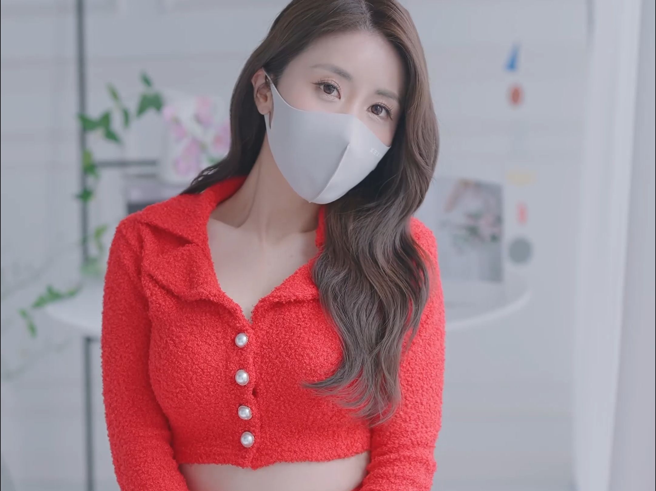 Miss Rose's Passionate Red Chambray Outfit