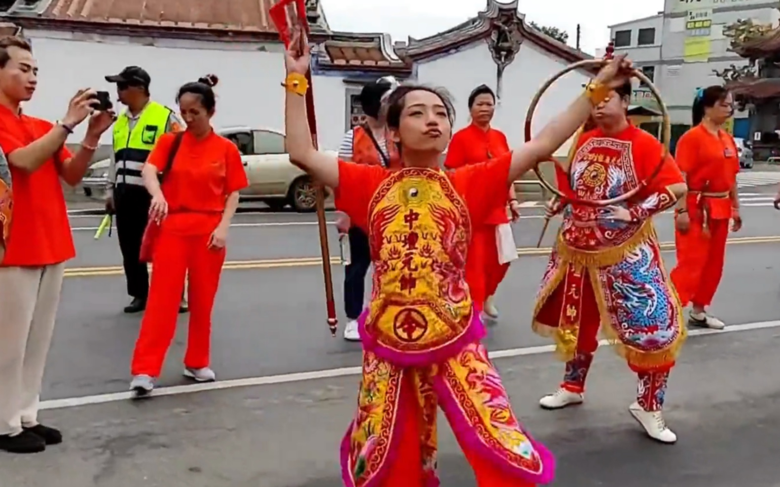Cute and petite Crown Princess, full of attitude for the ceremony.
