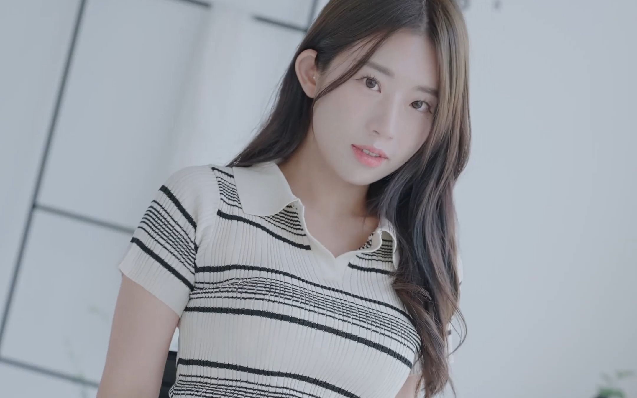 Miss Seoyoon's Striped Knit Dress Outfit