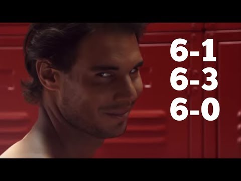 拉斐尔·纳达尔(Rafael Nadal) - 使职业球员看起来像业余选手(残酷的统治能力)