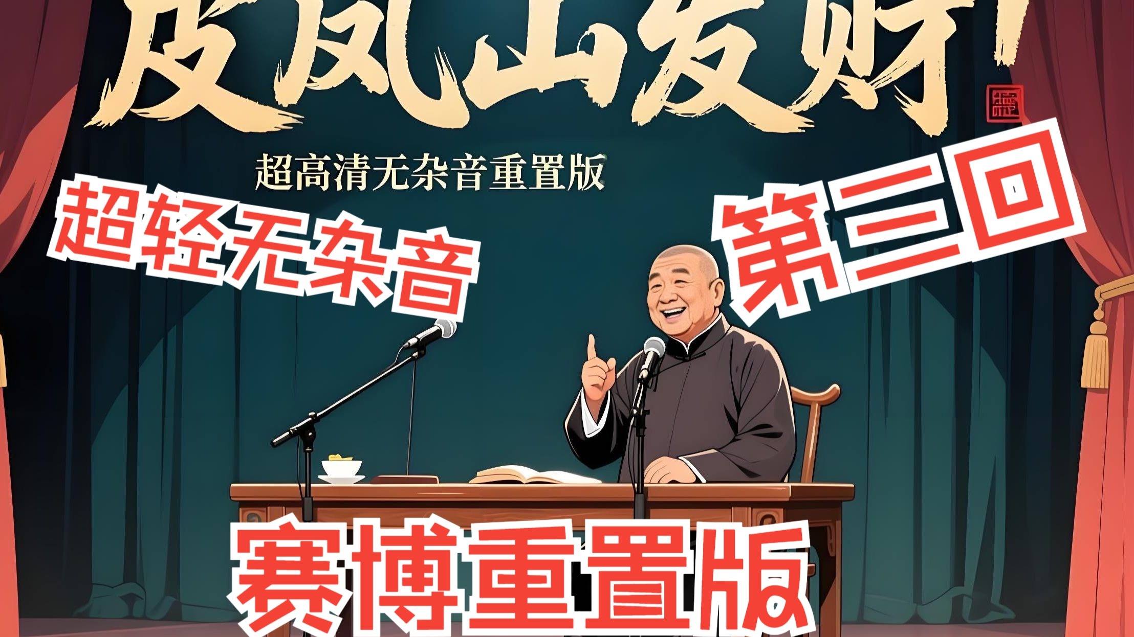 郭德纲《皮凤山发财》超高清无杂音重置版 第3回