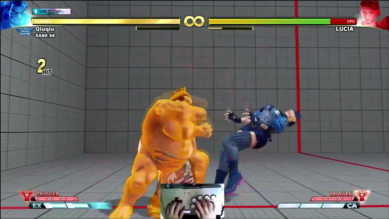 几套连段,测试星云外设框体和gamerfinger按键! GUILE、HONDA、URIEN