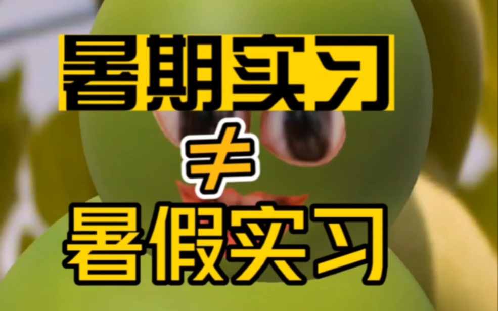 暑期实习和暑假实习有何区别？不要错过时间