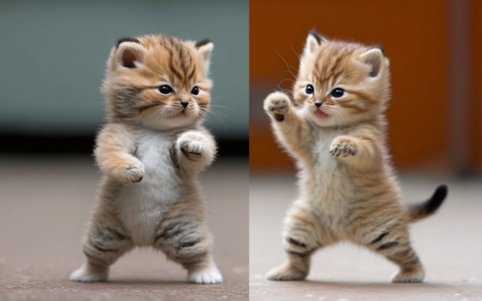 爱跳舞的小猫咪来啦