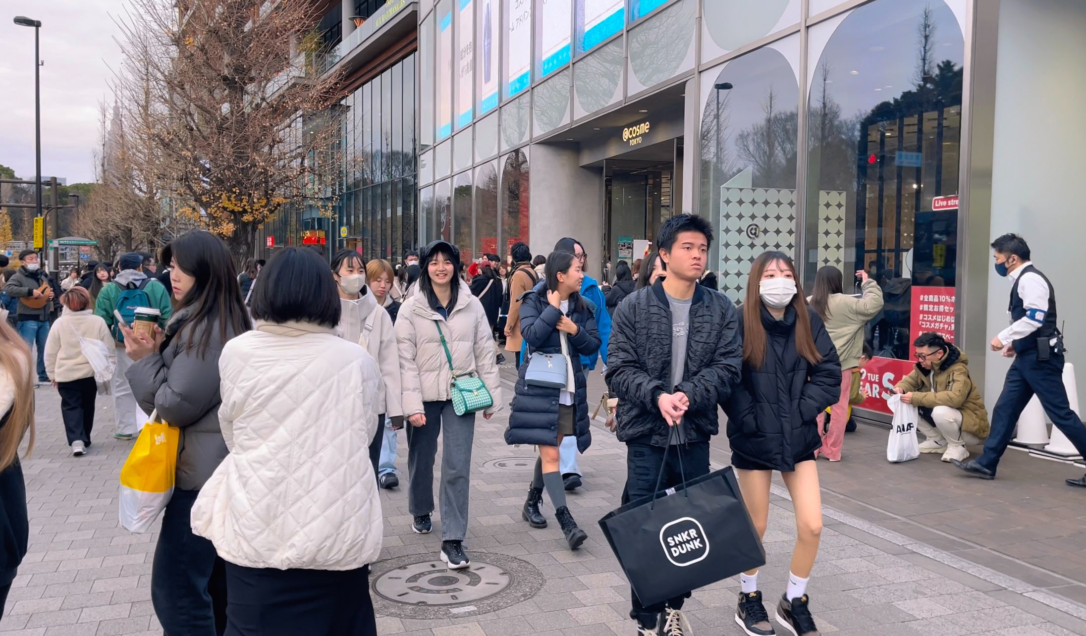[4KHDR]日本云旅游 | 2024年1月3日新年漫步日本东京原宿，放松解压城市环境音