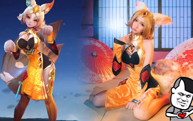 王者荣耀妲己原皮cosplay，正片有两个小姐姐喔 哔哩哔哩 Bilibili