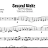 第二圆舞曲 小号 谱 伴奏Second Waltz by Shostakovich Sheet Music for Tr