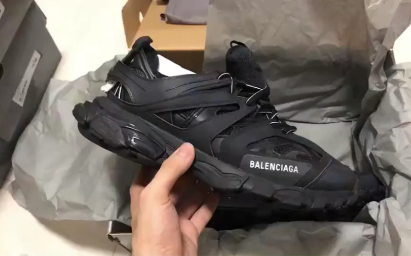 【独家实拍】balenciaga 巴黎世家 track 老爹鞋 黑色