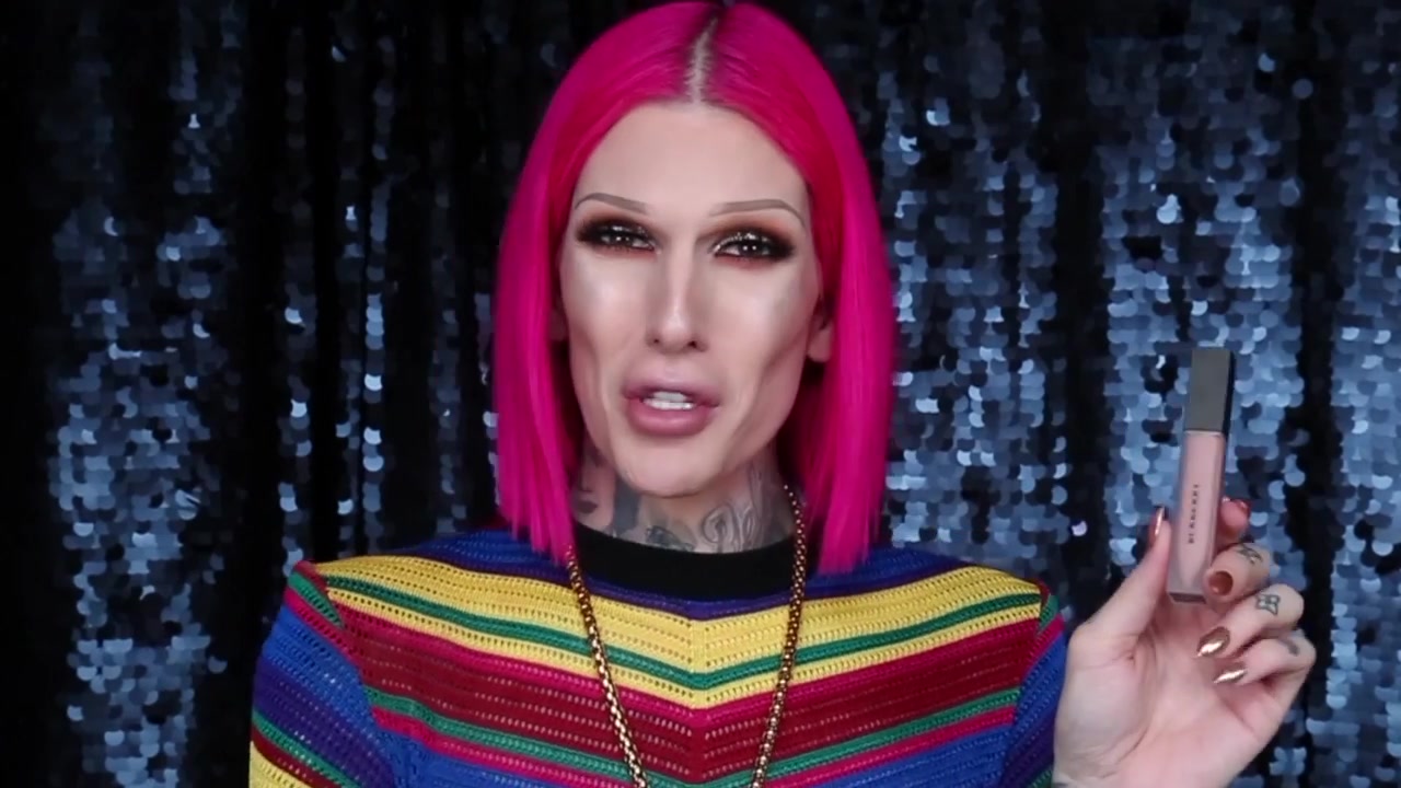 Jeffree Star | 新 巴宝莉丝绒唇釉试色哔哩哔哩 (゜゜)つロ 干杯~bilibili