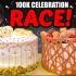 【Tati 】吃播 庆祝10万粉丝 蛋糕竞赛