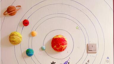 我把宇宙的太阳系搬回了家。 粘土<em class="keyword">星球</em>一起diy