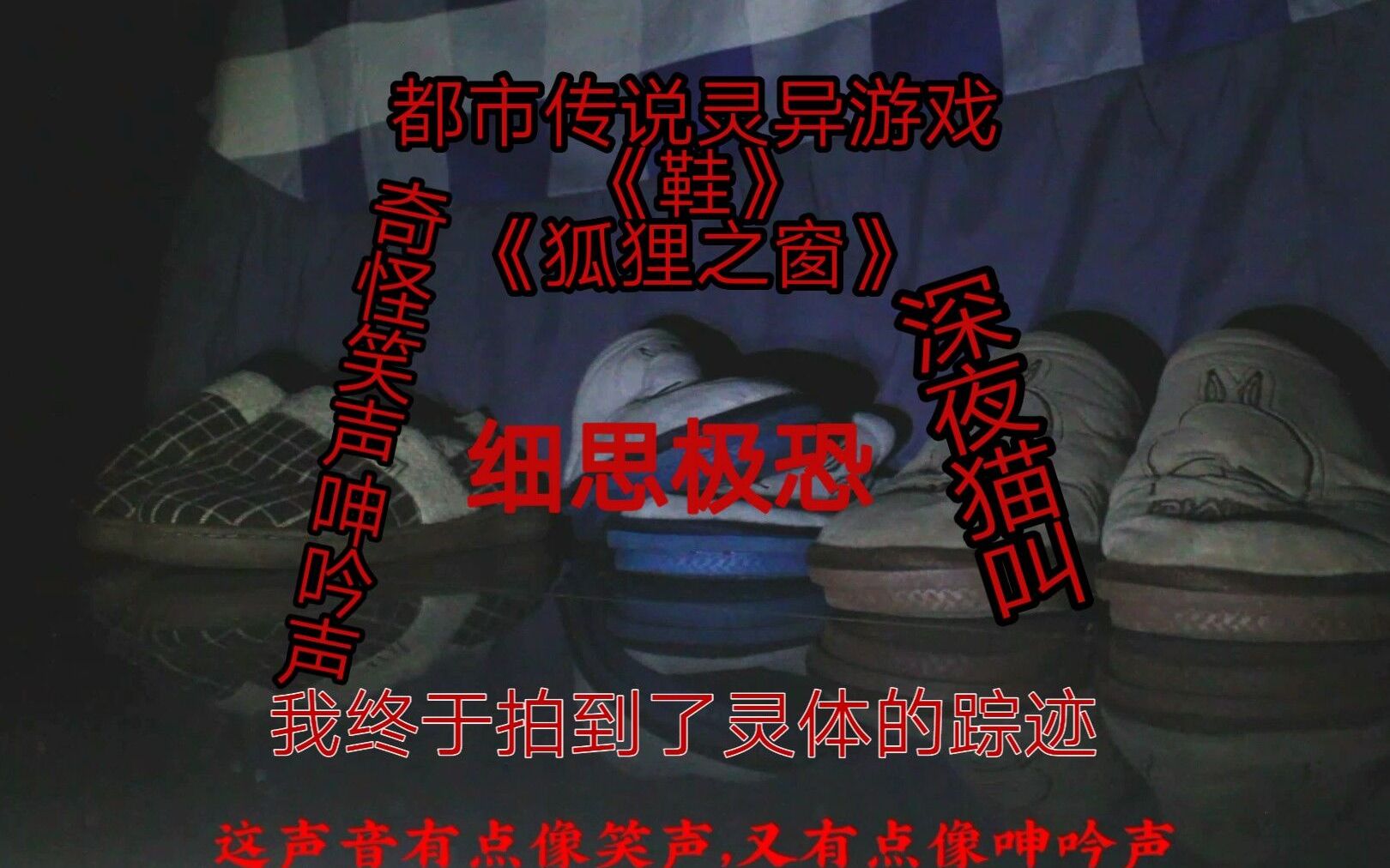 都市传说灵异游戏鞋狐狸之窗我终于拍到了灵体的踪迹出现恐怖笑声呻吟